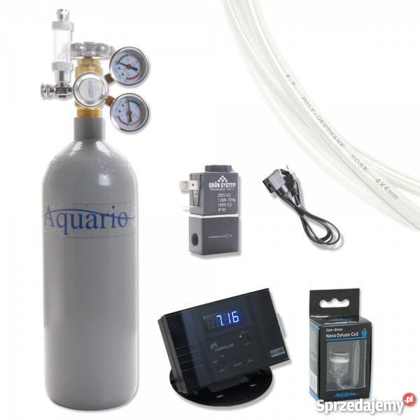 Zestaw CO2 do akwarium exclusiv bez butli wwwaqu Akcesoria dla zwierząt Śmigiel