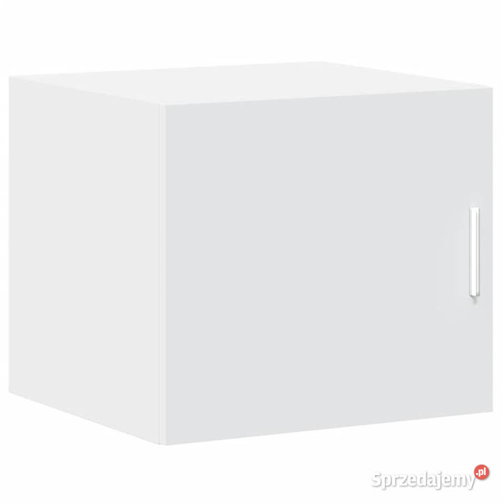 Wąska szafka biała 45x425x225 materiał Warszawa