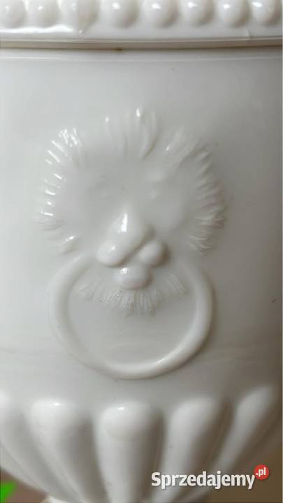 Łapka elektryczna Medalion z lwem Szkło Gdańsk sprzedam