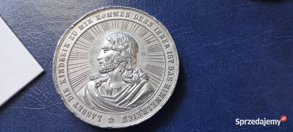 Stare monety Medal Chrzcielny Stare Niemcy 157 podkarpackie Lesko sprzedam