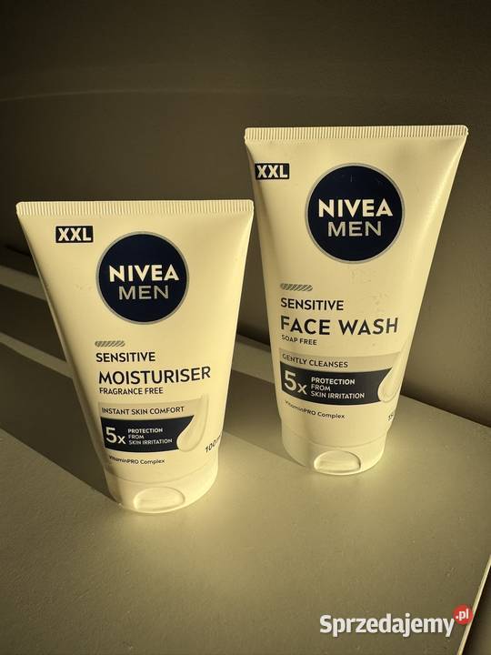 Zestaw XXL Nivea Men Sensitive do twarzy żel do Poznań sprzedam
