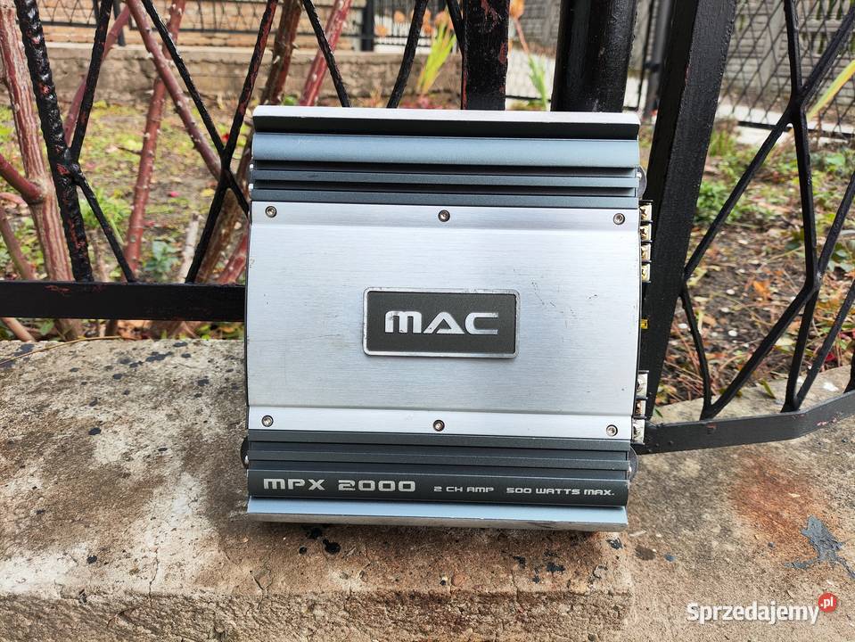 Wzmacniacz samochodowy 2 kanałowy Mac Audio MPX Niegowonice sprzedam