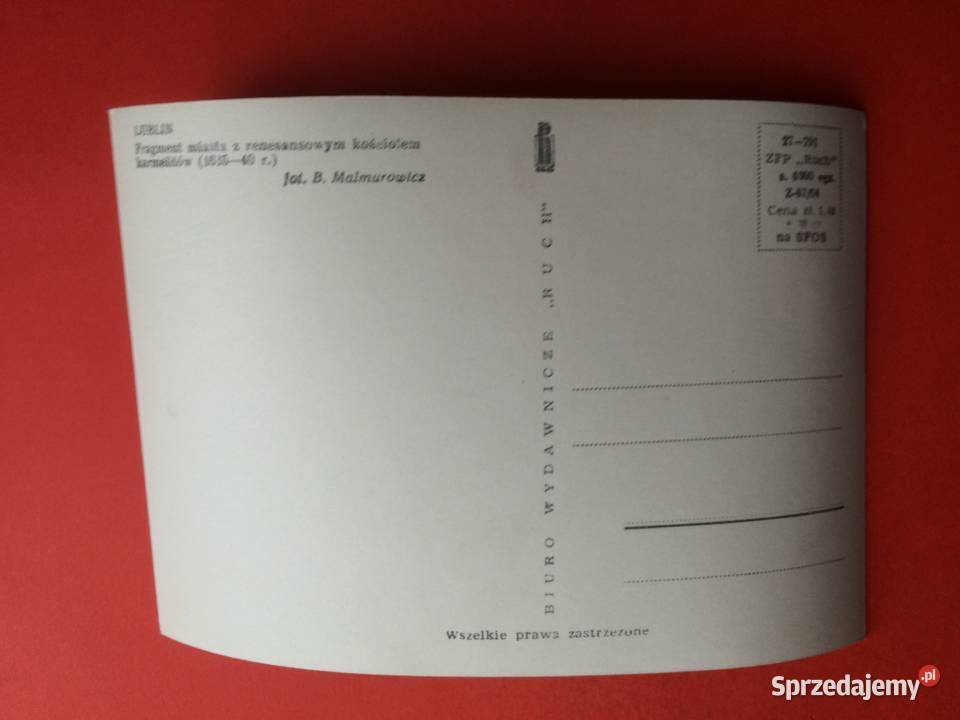 2348 Widokówka Lublin Szczecin