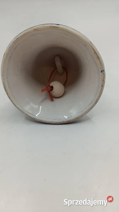 Ceramiczny dzwonek ręcznie malowany lubelskie Zamość