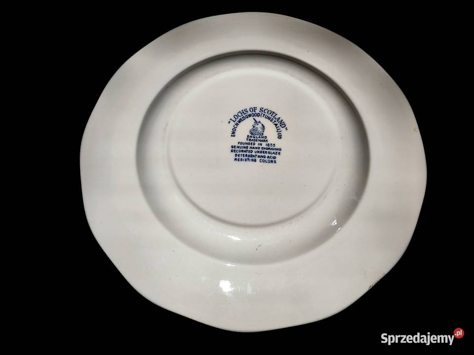 Talerz obiadowy płaski angielski Lochs of Porcelana i szkło sprzedam