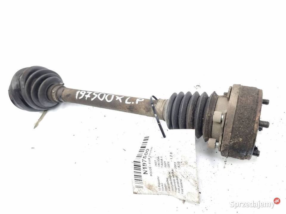 PÓŁOŚ LEWA PRZÓD SKODA FABIA I osobowe Lipno