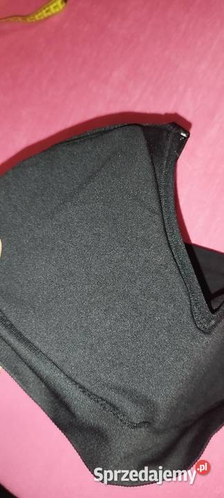 Top czarny cyrkonie motyl ramiączka Sulmierzyce