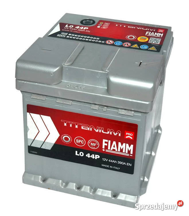 Akumulator FIAMM TITANIUM PRO FIAT 12V 44Ah 390A podlaskie Łomża