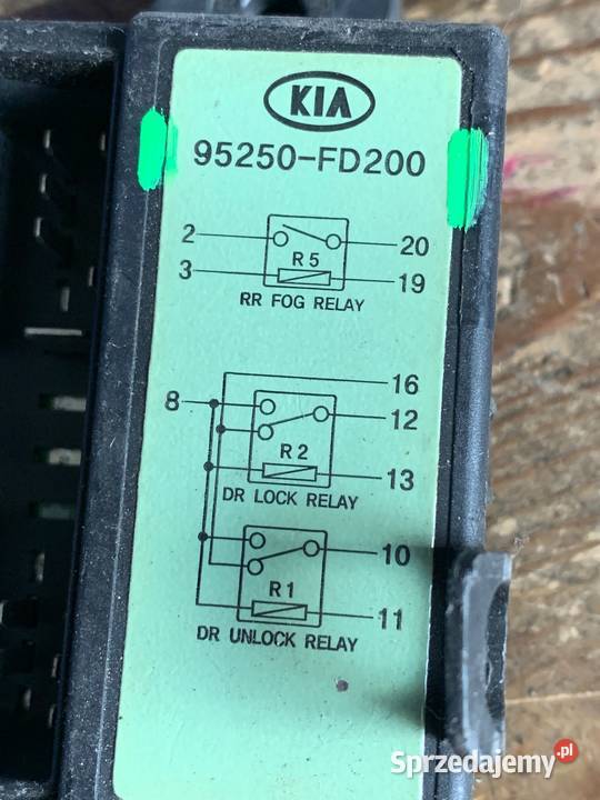 Moduł przekaźnik KIA RIO 95250FD200 Układ elektryczny Margonin