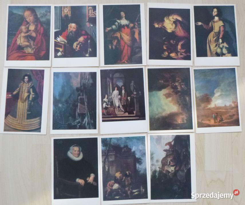 Rosyjskie pocztówki 1981 13 Malarstwo Pocztówki i karty telefoniczne mazowieckie Warszawa