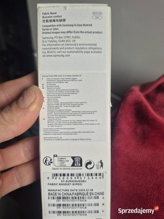 Pasek do zegarka nowy Paski Kobylanka