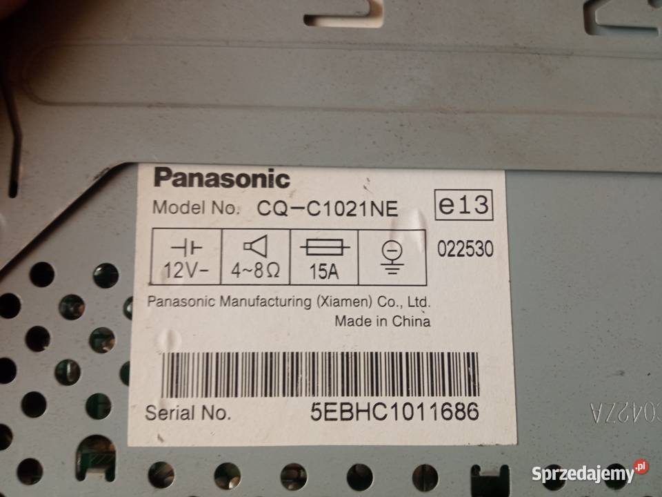 Radio samochodowe Panasonic CQ C1021N RDS Posługowo