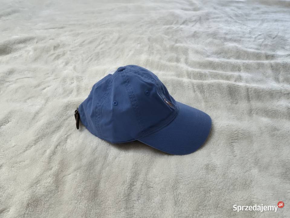 Nowa niebieska czapka z daszkiem Ralph Lauren z Uniseks Bibice