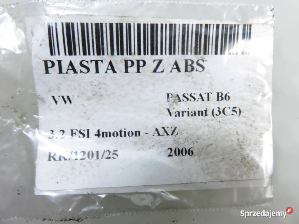 ZWROTNICA PIASTA PRZEDNIA PRAWA VW PASSAT B6 32 Piasty i łożyska kół sprzedam