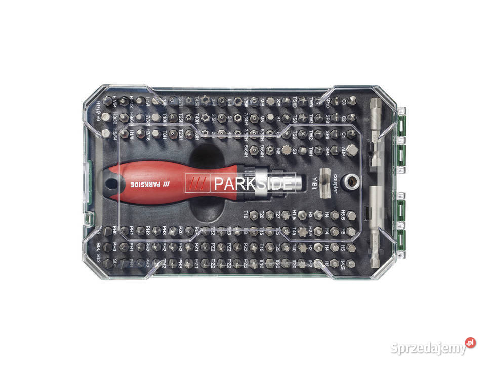 Zestaw bitów grzechotka 115 elementów PARKSIDE Dęblin sprzedam