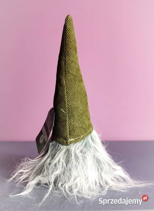 Skrzat świąteczny Krasnal Gnom Mikołaj ozdoba na Jasień