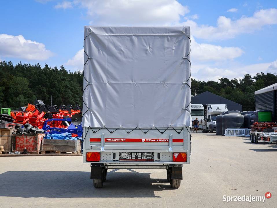 TEMARED TRANSPORTER 25152 przyczepa dwuosiowa wielkopolskie Cegielsko sprzedam