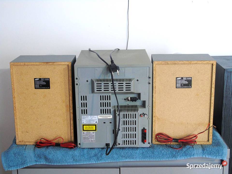 Wieża stereo amsung kolumny Radio RDS Mag AUX Jasło