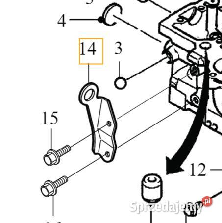 VOLVO C30 S40 V50 S80 V70 wspornik ucho Bielany Wrocławskie