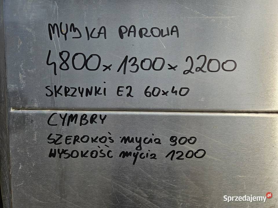 Myjka parowa MAFO HOWDEN