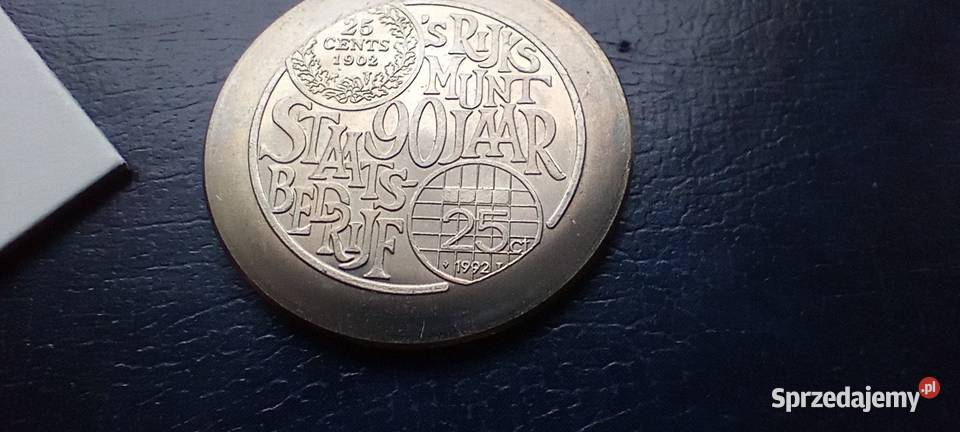 Stare monety 5 guldenów 1992 Holandia 2 Lesko