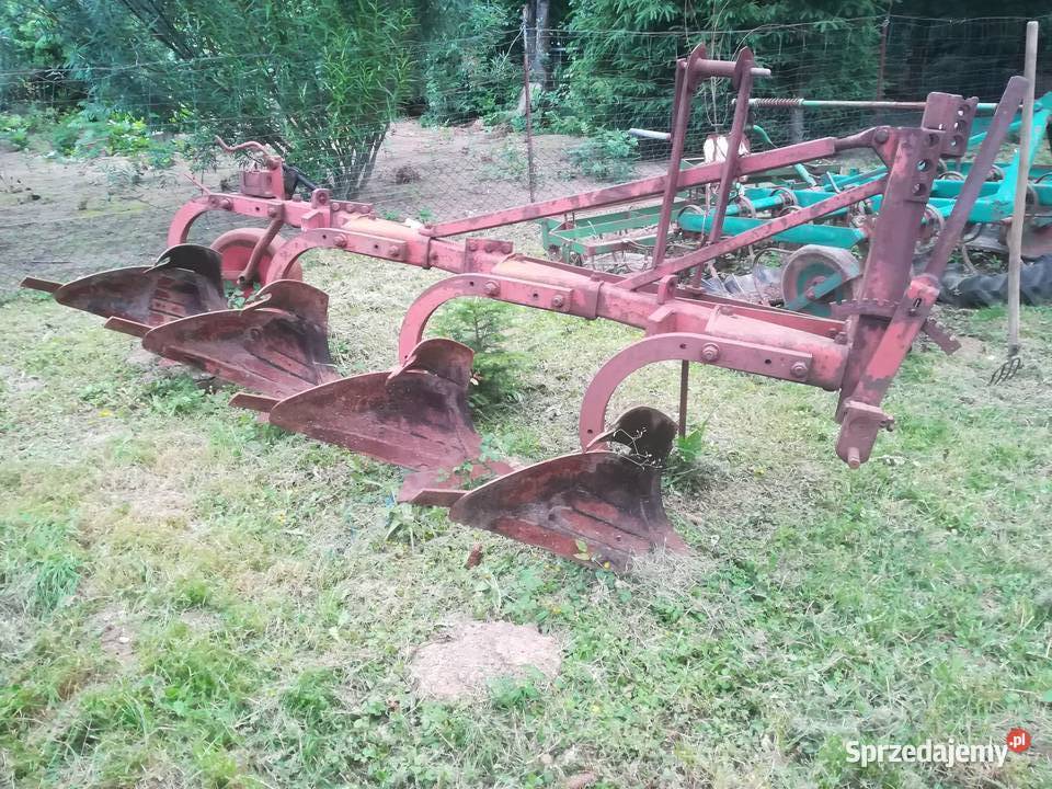 Pług 4 skibowy zagonowy Vogel Noot Farmer Polanówka