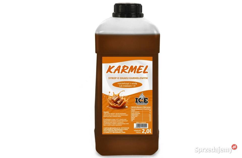 Syrop o smaku KARMEL 2l 27 19 Sandomierz