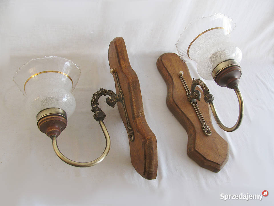 2 kinkiety mosiądz II