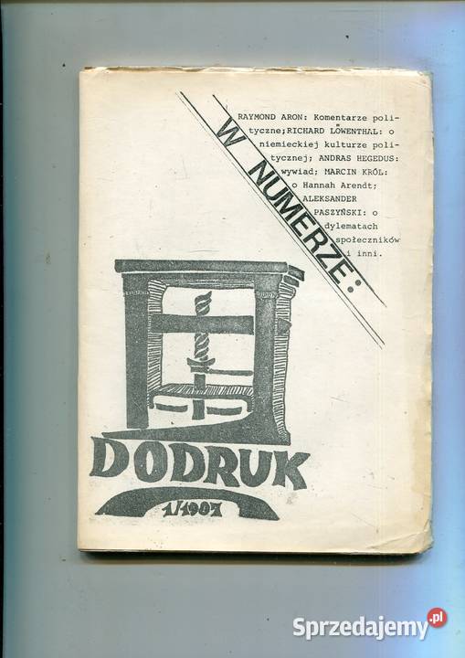 Dodruk 1987 Oficyna Wydawnicza Pokolenie Drugi Szczecin