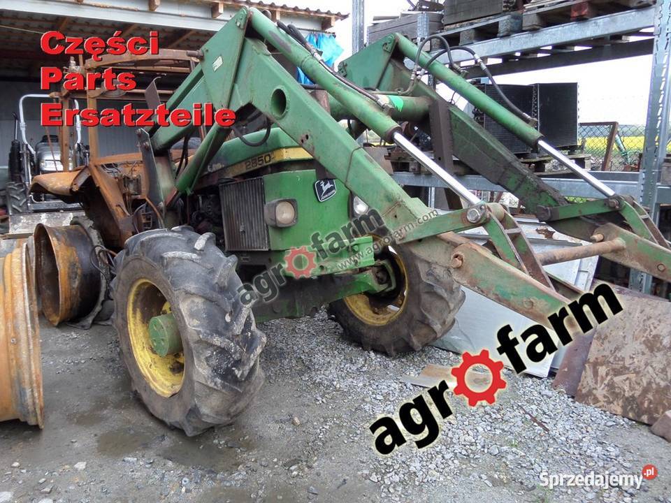 John Deere 2850 części skrzynia biegów silnik Rolnictwo Byków