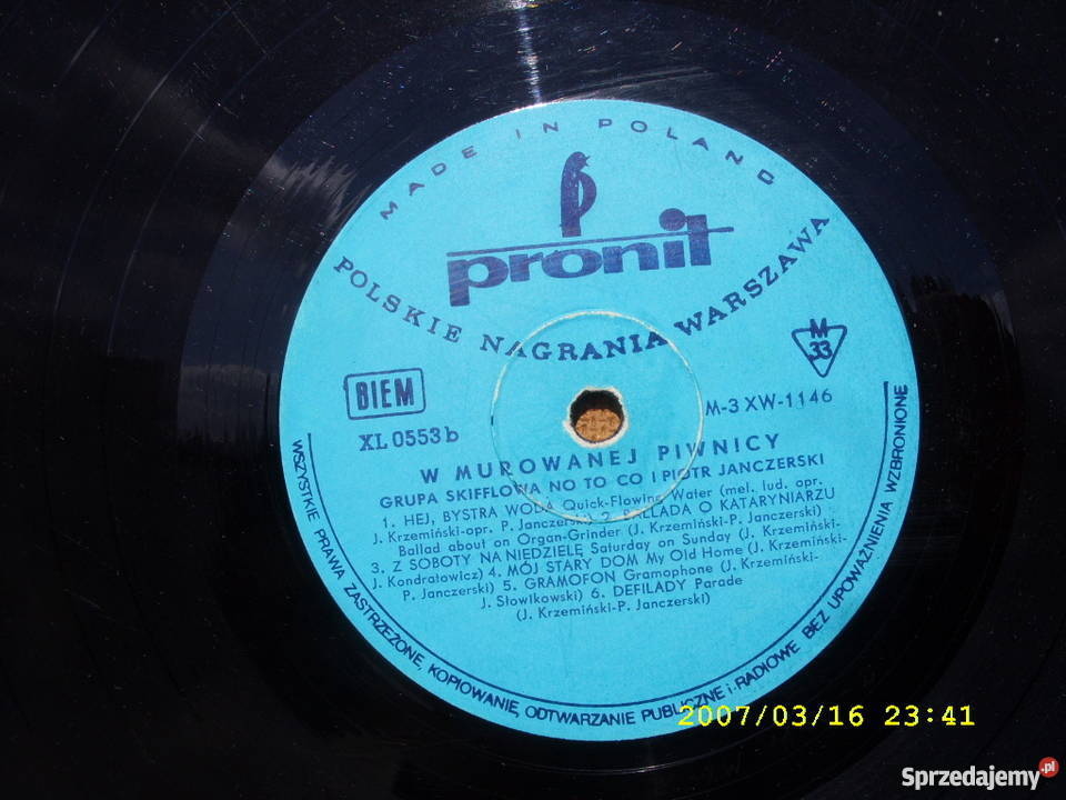 Pop LP NO TO COW MUROWANEJ PIWNICY sprzedam