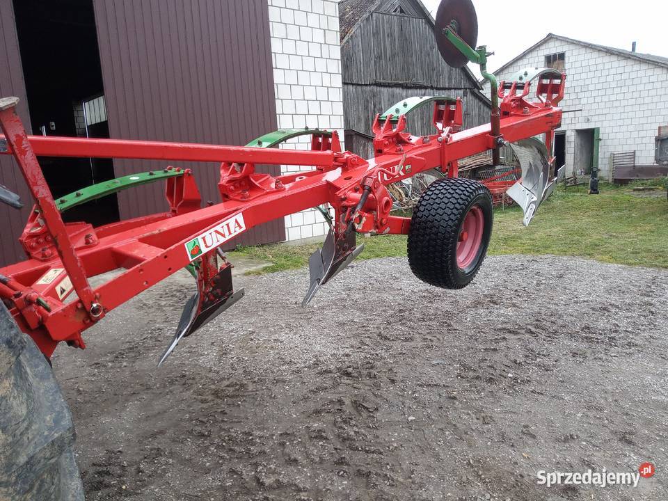 Pług UNIA TUR 120 40 resor nieuszkodzony Iłża