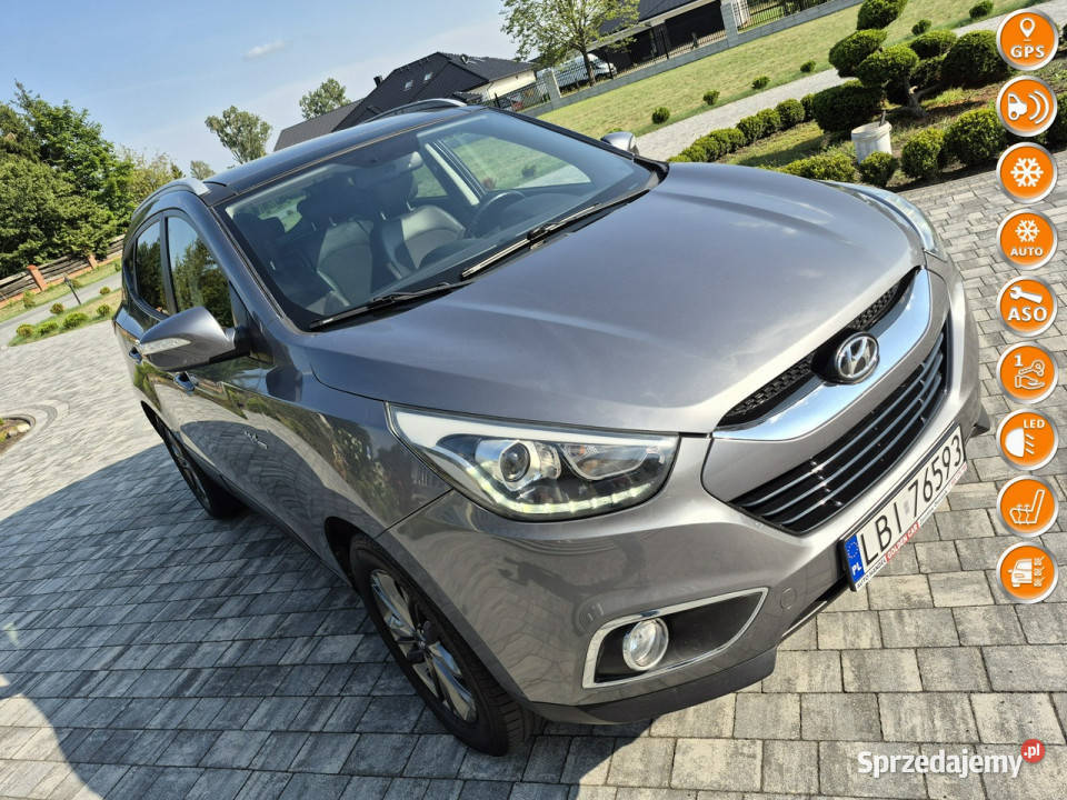 Hyundai ix35 navi grzane fotele kamera lift led Rok produkcji 2015 Drelów sprzedam