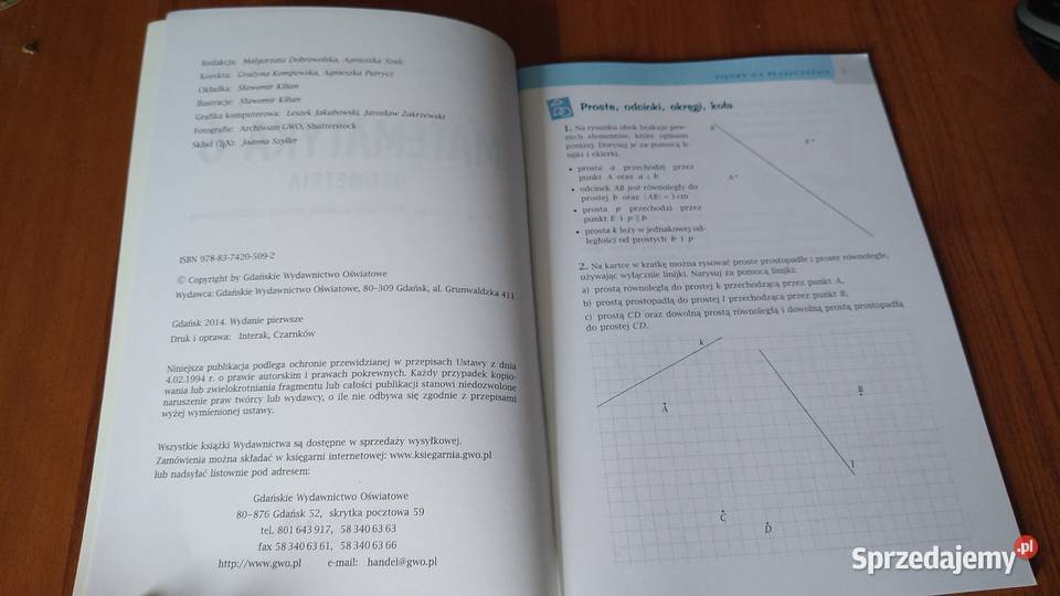 Matematyka z plusem 6 Zeszyt ćwiczeń Geometria Gdańsk