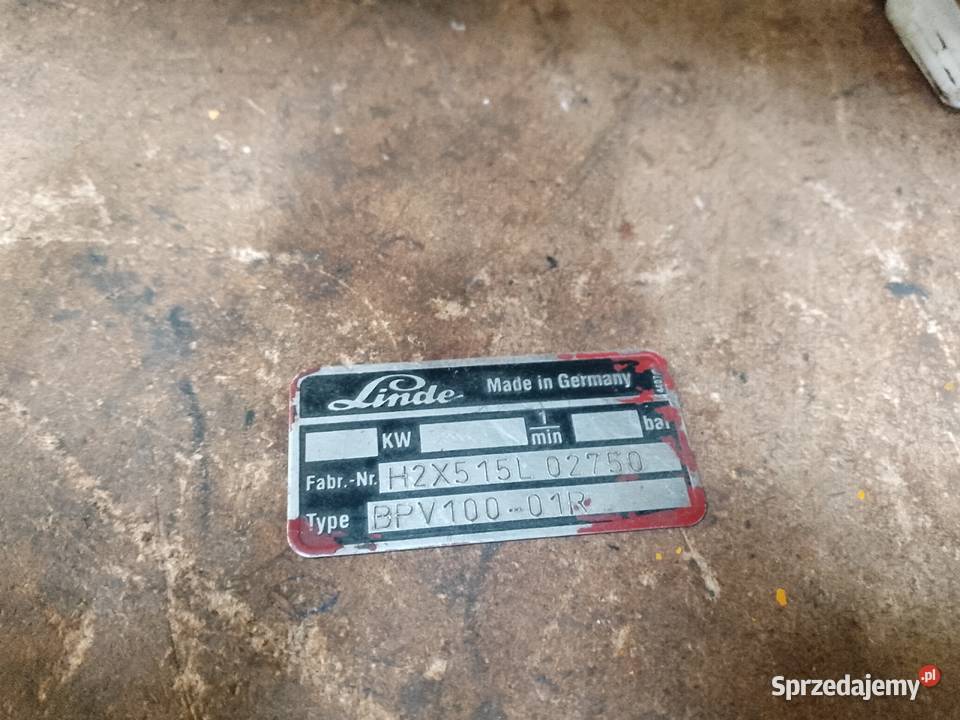 Pompa hydrauliczna Linde germany H2X515L02750 Turek