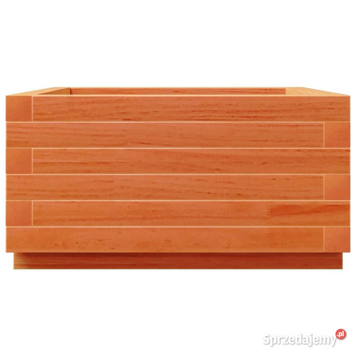 Donica ogrodowa woskowy brąz 50x50x265 drewno mazowieckie Warszawa