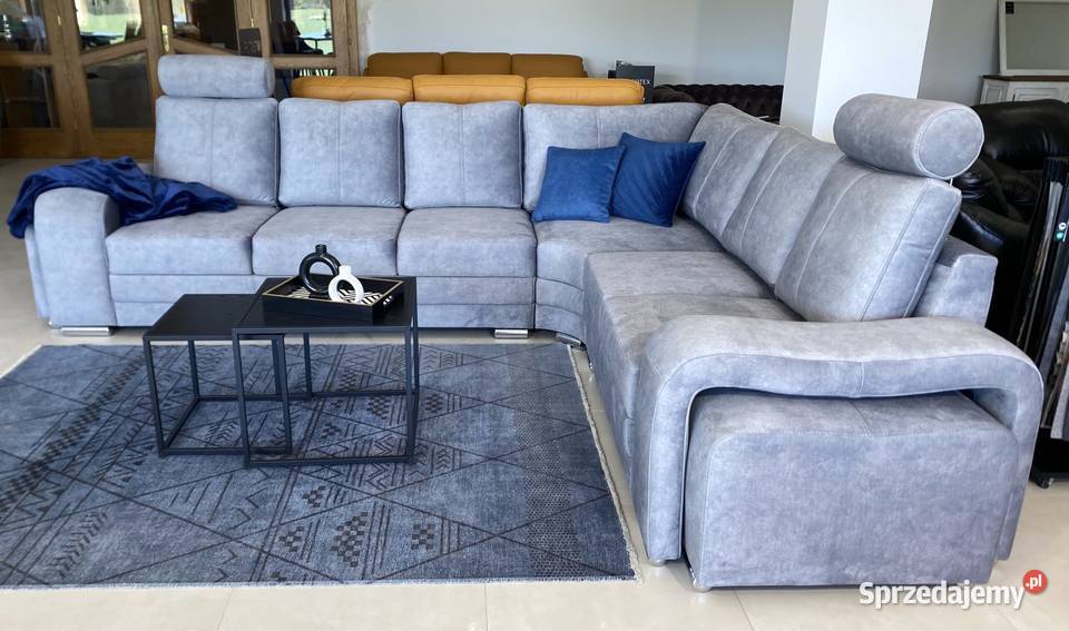 Narożnik Enzo 316x260 skóra naturalna tkanina śląskie Żory sprzedam