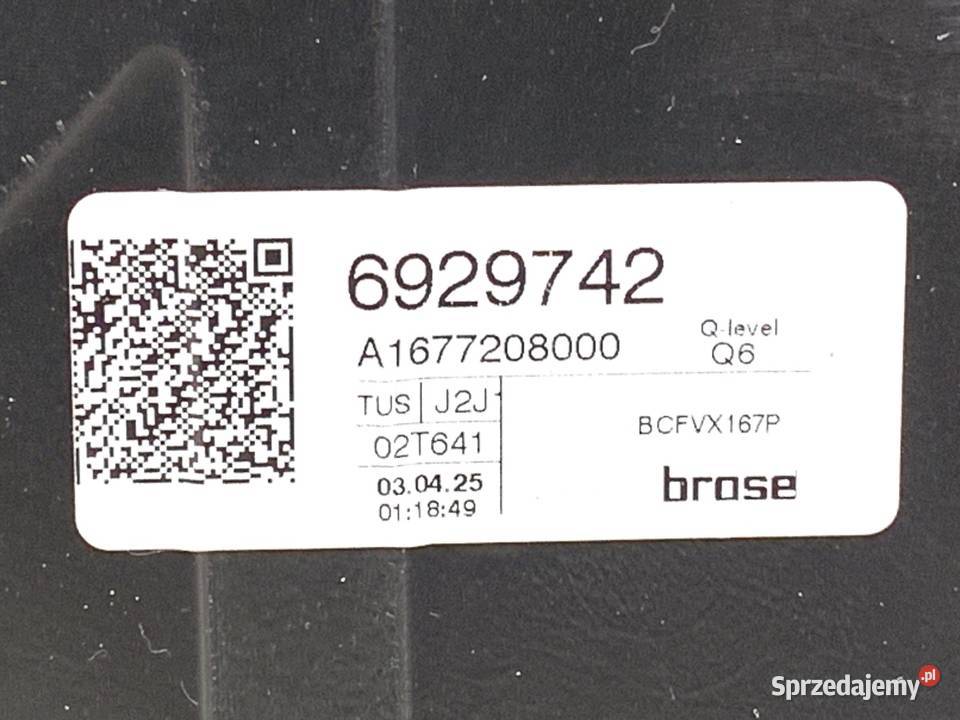 PODNOŚNIK SZYBY PRAWY PRZÓD MERCEDES GLE