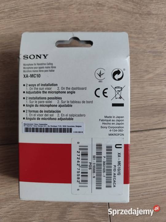 Mikrofon zewnętrzny do radia Sony Łódź sprzedam