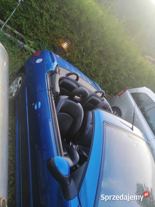 Peugeot 206 cabrio 2003 16 benzyna niebieski Puławy