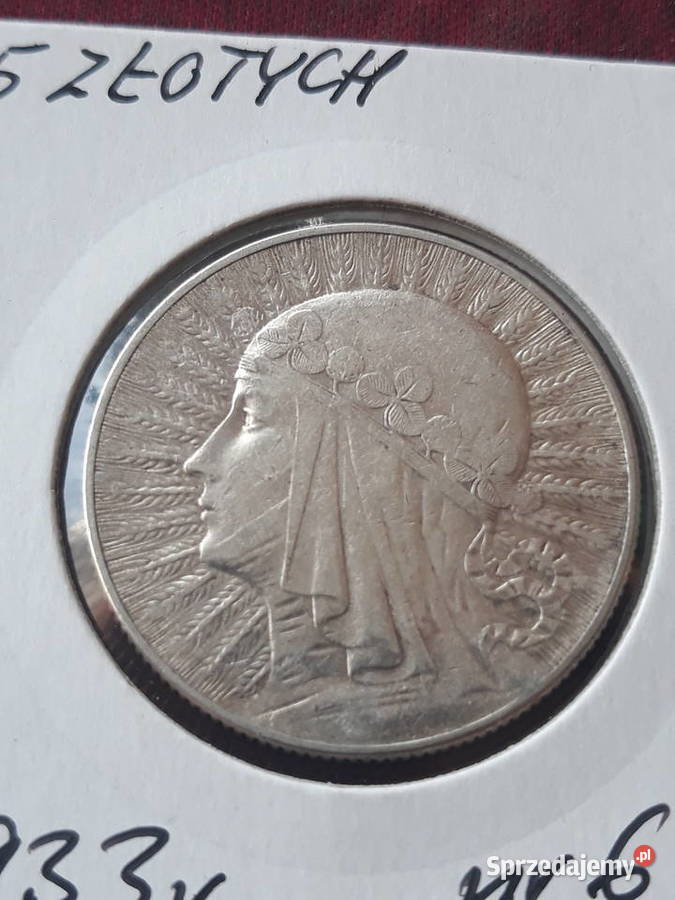 5 Głowa kobiety 1933 r 6 Super Numizmatyka Konin sprzedam