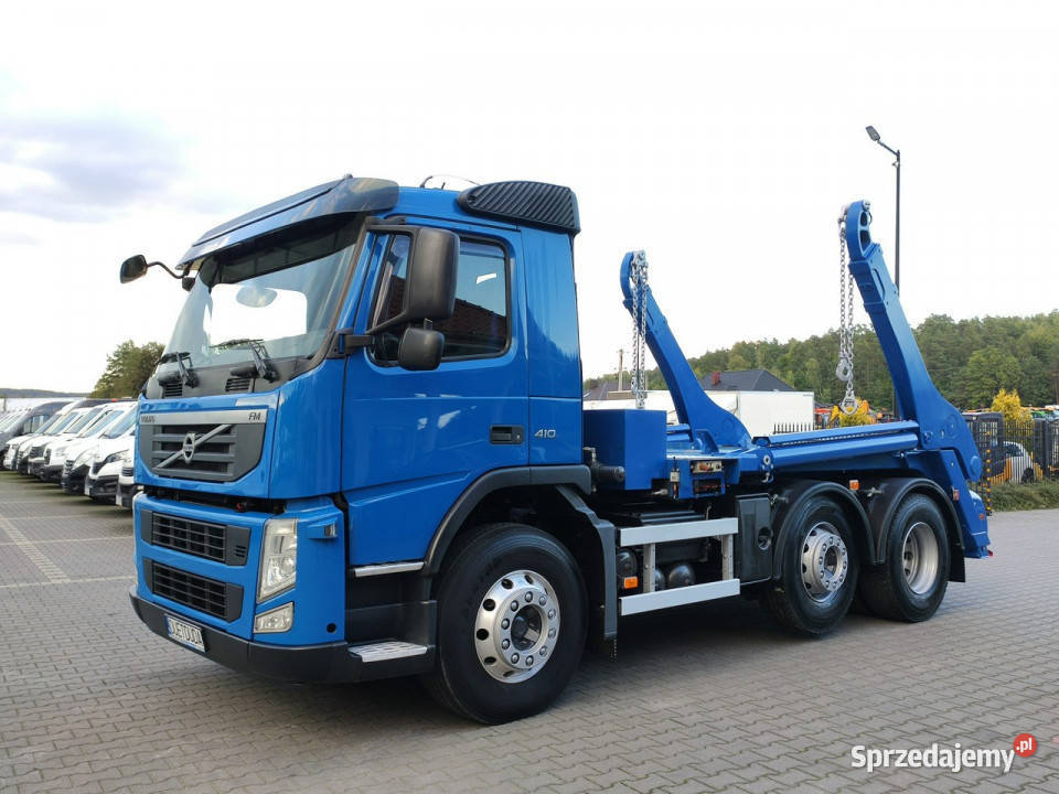 Volvo FM 410 E5 Bramowiec Hakowiec 6x2 Oś tempomat Widełki