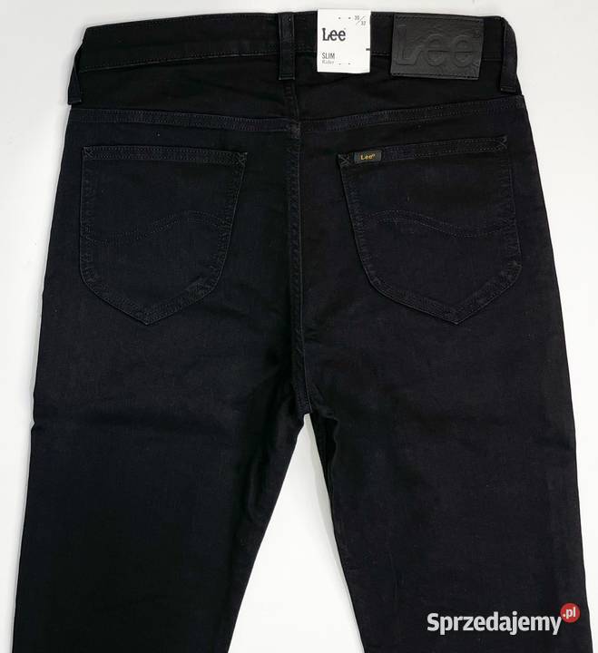 Spodnie męskie Lee Rider Black Rinse Slim W30
