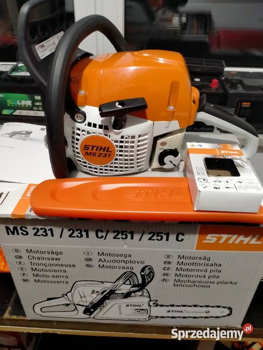 Piła spalinowa Stihl MS 231 27 Nowa zakup Polska Piły łańcuchowe podkarpackie