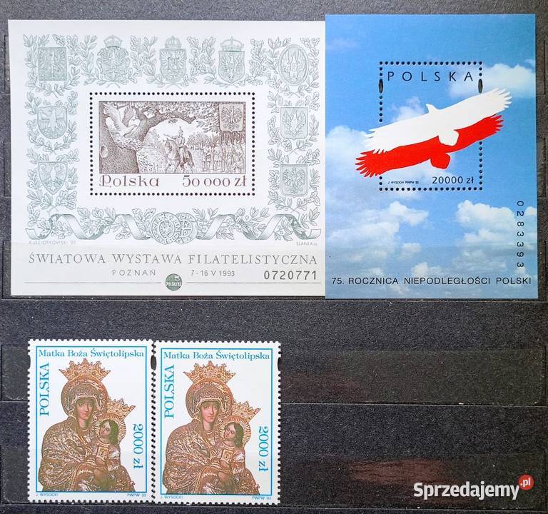 R Znaczki polskie rocznik 1993 czysty Filatelistyka
