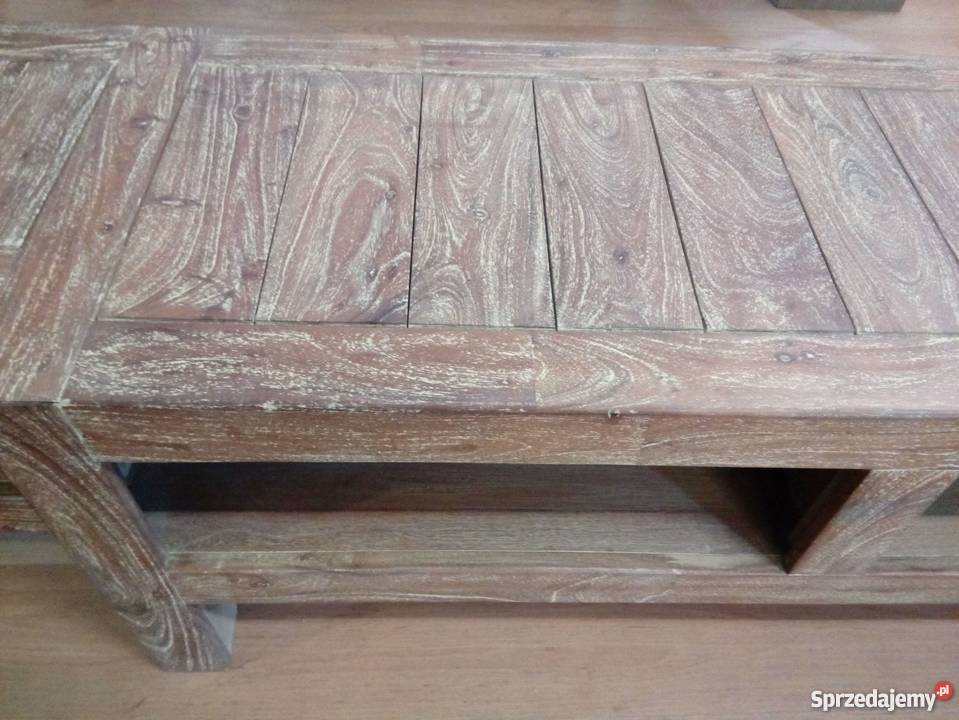 Szafka pod telewizor rtv z drewna egzotycznego