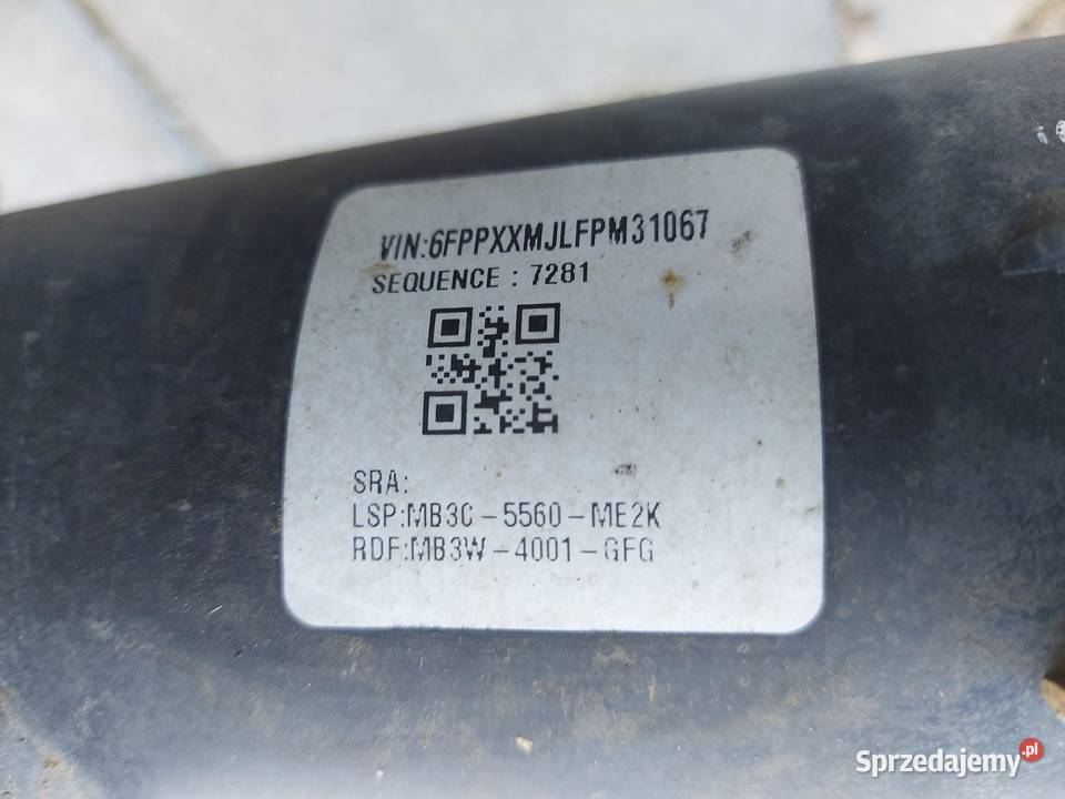 Ford Ranger VI 6 Most tylny dyferencjał Dyferencjały