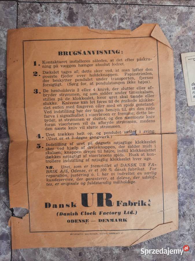 120 Stary zegar mechaniczny sterujący prądem Antyki Tczew