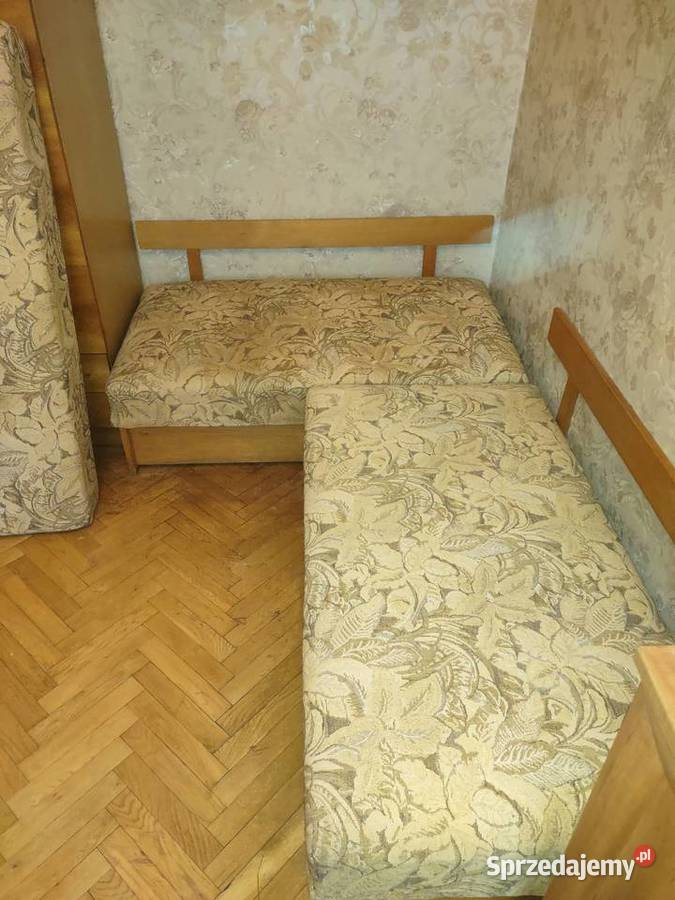 Narożnik kanapa z pojemnikiem na pościel drewno Warszawa
