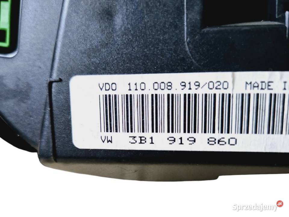 EU LICZNIK ZEGARY VW PASSAT B5 PRZEDLIFT 16 B 18 osobowe Działoszyce